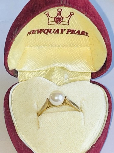 Vintage 1994 9ct gold - vintage, pearl