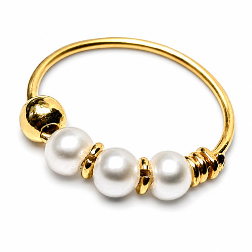 9ct gold nose - gold,