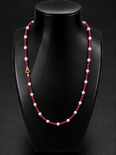 Artisan ruby cultured pearl - cultured,