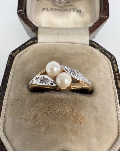 Vintage 9ct gold - 9ct, pearl