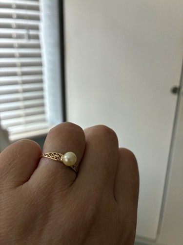 9ct gold and - , size