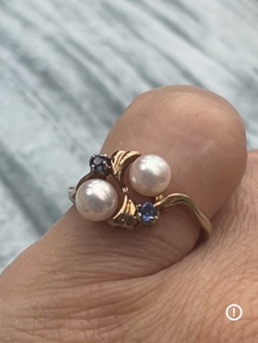 Unusual vintage sapphire - unusual,