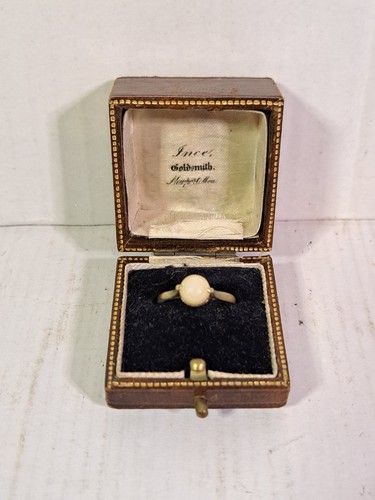Vintage 9ct gold pearl - gold,