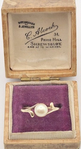 Vintage 9ct gold pearl - vintage,