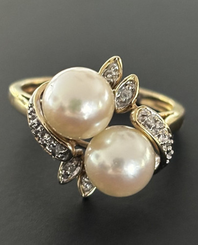 9ct 375 yellow gold pearl - 375,
