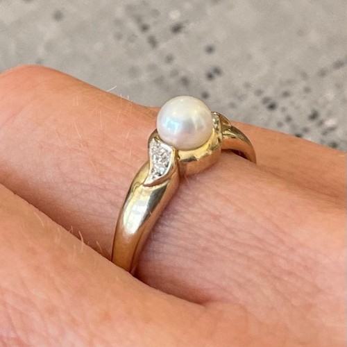 9ct gold cultured - cultured, pearl