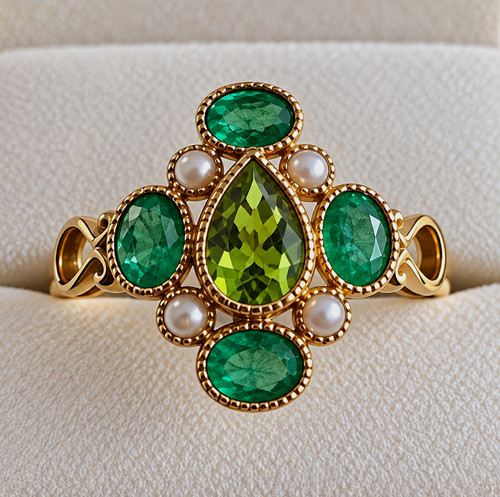 Luke stockley 9ct gold peridot - luke,